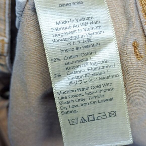 Madewell Jeans Womens 27 Cargo Carpenter Canvas Brown mb288 - Picture 9 of 9